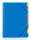 Előrendező, A4, 9 részes, karton, DONAU, kék