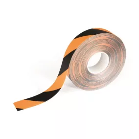   Jelölőszalag, visszaszedhető, 50 mm x 15 m, 0,5 mm, DURABLE, "DURALINE", fekete/sárga