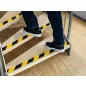   Csúszásgátló szalag, 5 cm x 15 m, DURABLE "DURALINE® GRIP", sárga-fekete