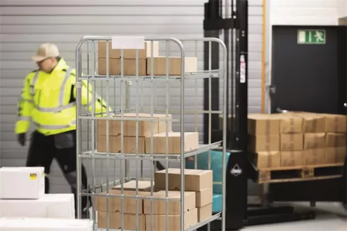 Logisztikai zseb,  behajtható, 1/2 A5, fekvő, DURABLE "HARD COVER", átlátszó