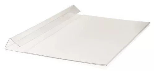 Logisztikai zseb, behajtható, A4, fekvő, DURABLE "HARD COVER", átlátszó