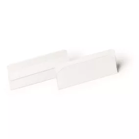   Logisztikai zseb, 100x38 mm, fekvő, DURABLE "HARD COVER", öntapadó csíkkal, átlátszó