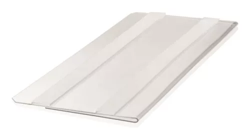 Logisztikai zseb, 210x74 mm, fekvő, DURABLE "HARD COVER", öntapadó csíkkal, átlátszó