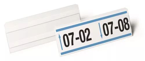 Logisztikai zseb, 210x74 mm, fekvő, DURABLE "HARD COVER", öntapadó csíkkal, átlátszó