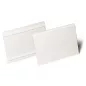   Logisztikai zseb, A5, fekvő, DURABLE "HARD COVER", öntapadó csíkkal, átlátszó
