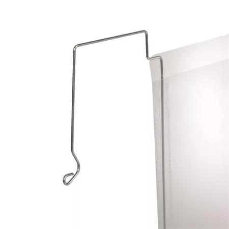 Logisztikai zseb, zsebdróttal, A4, fekvő, PP, DURABLE "HARD COVER", átlátszó