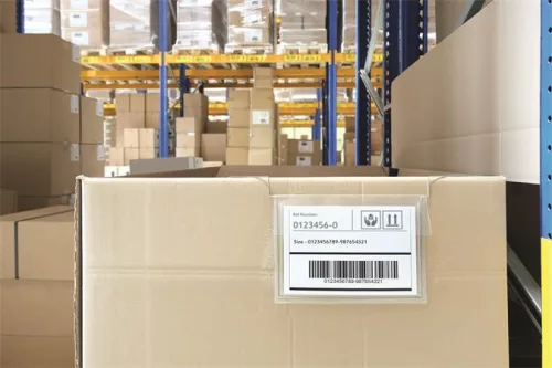 Logisztikai zseb, A5, fekvő, DURABLE, dróttal, áttetsző