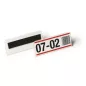   Logisztikai zseb, 100x38 mm, fekvő, DURABLE, mágneses, átlátszó