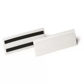   Logisztikai zseb, mágneses, 1/2 A5, fekvő, DURABLE "HARD COVER", átlátszó