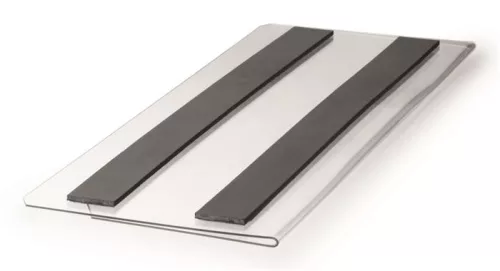 Logisztikai zseb, mágneses, 1/2 A5, fekvő, DURABLE "HARD COVER", átlátszó