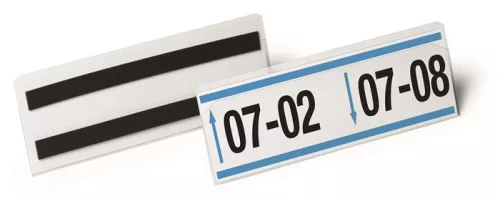 Logisztikai zseb, mágneses, 1/2 A5, fekvő, DURABLE "HARD COVER", átlátszó