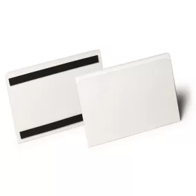   Logisztikai zseb, mágneses, A5, fekvő, DURABLE "HARD COVER", átlátszó