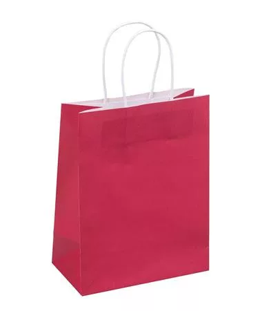 Ajándéktáska, sodrottfüles, 18x23x10 cm, DONAU "Home", vegyes színek