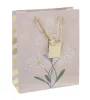 Ajándéktáska, zsinórfüles,  25x30x10cm, DONAU "Home", vegyes minta
