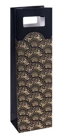 Italtartó tasak, 12x41,5x8 cm, DONAU "Home", vegyes minta