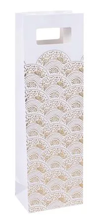 Italtartó tasak, 12x41,5x8 cm, DONAU "Home", vegyes minta