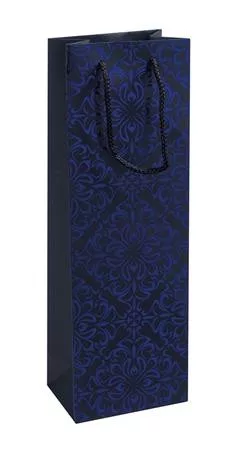 Italtartó tasak, zsinórfüles, 12x35,5x8 cm, DONAU "Home", vegyes minta