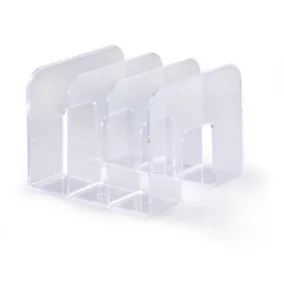   Könyvtámasz-és katalógustartó, műanyag, DURABLE "Trend", áttetsző