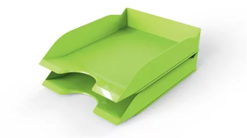 Irattálca, műanyag, DURABLE, "Basic", zöld