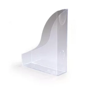   Iratpapucs, műanyag, 73 mm, DURABLE, "Basic", áttetsző