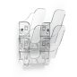   Prospektustartó, fali, álló, A5, DURABLE "FLEXIPLUS 2", áttetsző