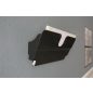   Prospektustartó, fali, fekvő, A4, mágneses, DURABLE "FLEXIPLUS", fekete