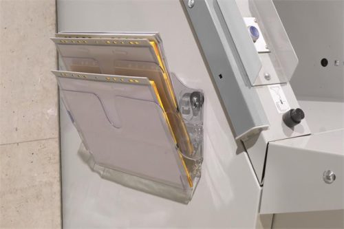 Prospektustartó, fali, fekvő, A4, mágneses, DURABLE "FLEXIPLUS 2", áttetsző