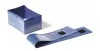 Címketartó zseb, raklapláb, 140x65 mm / 90x65 mm, DURABLE , kék
