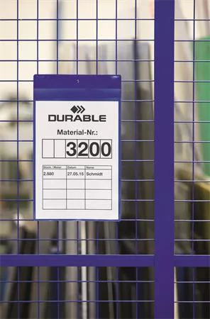 Logisztikai zseb, A4, álló, DURABLE "Neodym", mágnessel, sötétkék