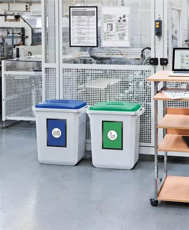 Tető, 60 l-es szemeteshez, műanyag, DURABLE "Durabin®", fehér