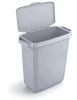 Nyitható tető, 60 l-es szemeteshez, műanyag, DURABLE "Durabin®", szürke