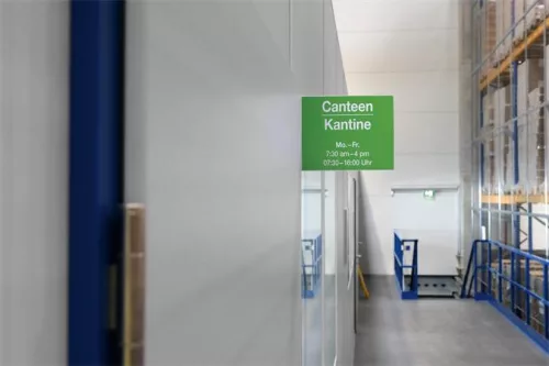 Információs tábla, A4, öntapadó, álló, DURABLE