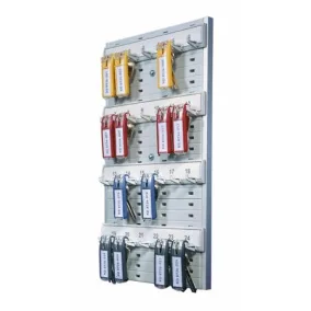   Kulcstartó tábla, fali, 24 kulcs, DURABLE "Key Board", szürke