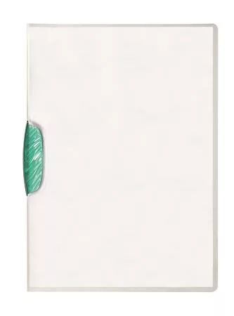 Gyorsfűző, klipes, A4, DURABLE "Swingclip® 30", sötétzöld