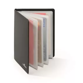   Bankkártyatartó, 8 db-os, RFID védelemmel, DURABLE, fekete