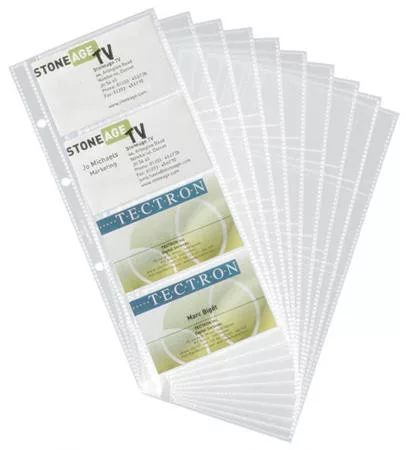 Névjegytartó betét, bővítő szett, DURABLE "VISIFIX®"