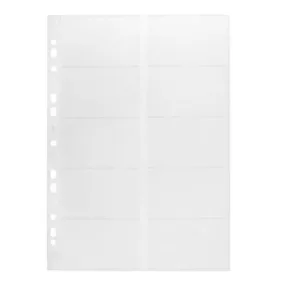 Névjegytartó betét, 10 db-os, DURABLE