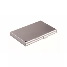   Névjegykártyatartó tárca, fém, 20 db-os, DURABLE "CARD BOX DUO", ezüst