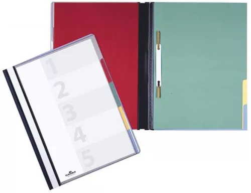 Rendszerező mappa, A4, 5 részes, DURABLE "DIVISOFLEX®"