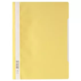 Gyorsfűző, PP, A4, DURABLE "Economy", sárga