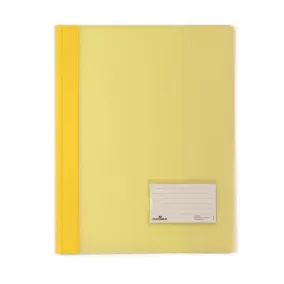 Gyorsfűző, A4, extra erős, széles, DURABLE, sárga
