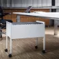   Függőmappa-állvány, görgős, DURABLE "Economy 80", szürke