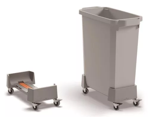 Szállítókocsi, 60 liter, rPP, DURABLE, grafit
