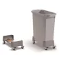 Szállítókocsi, 60 liter, rPP, DURABLE, grafit