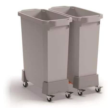 Szállítókocsi, 60 liter, rPP, DURABLE, grafit