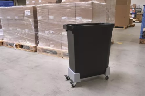 Szállítókocsi, 60 liter, rPP, DURABLE, grafit