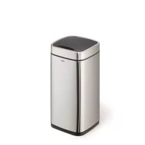   Szemetes, 21 l, szenzoros tetővel, DURABLE "NO TOUCH", ezüst