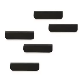   Jegyzettartó klip, öntapadó, mágneses, DURABLE "DURAFIX® CLIP", fekete