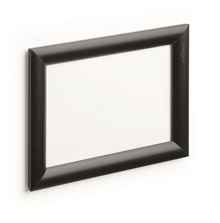 Posztertábla, fali, A5, alumínium keret, DURABLE, fekete