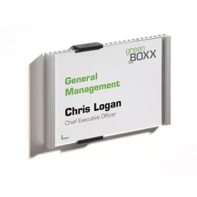   Információs tábla, 149x105,5 mm, DURABLE "INFO SIGN", ezüst